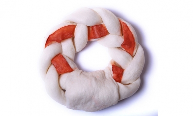 SXT105-Double-color-rawhide-braid-ring