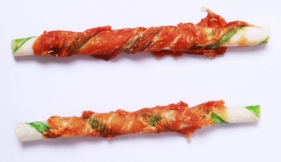 SXT073-Double-color-rawhide-sticks-with-meat